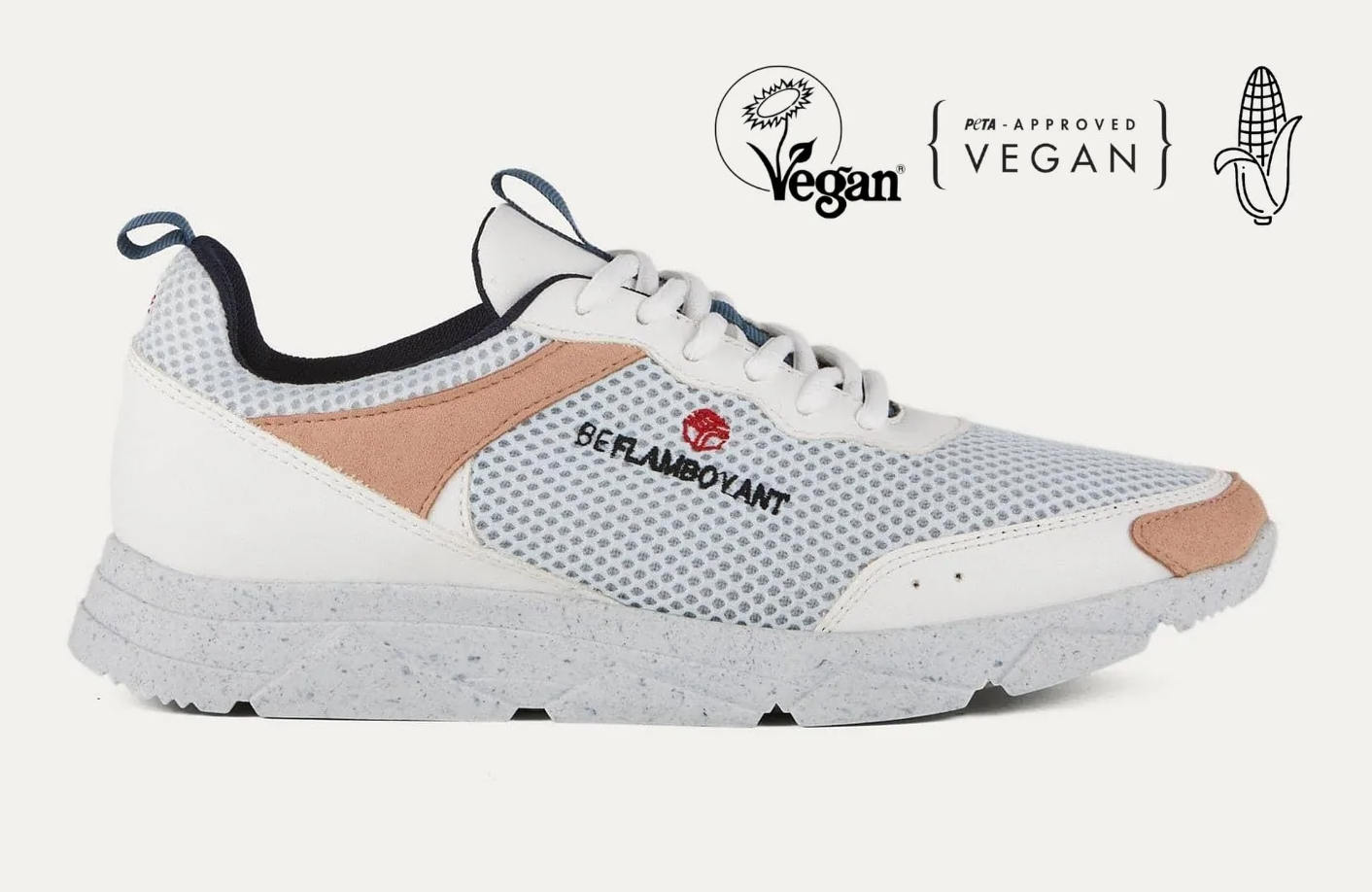 Vegan Shoes - Beflamboyant Street Light Blue - Banner