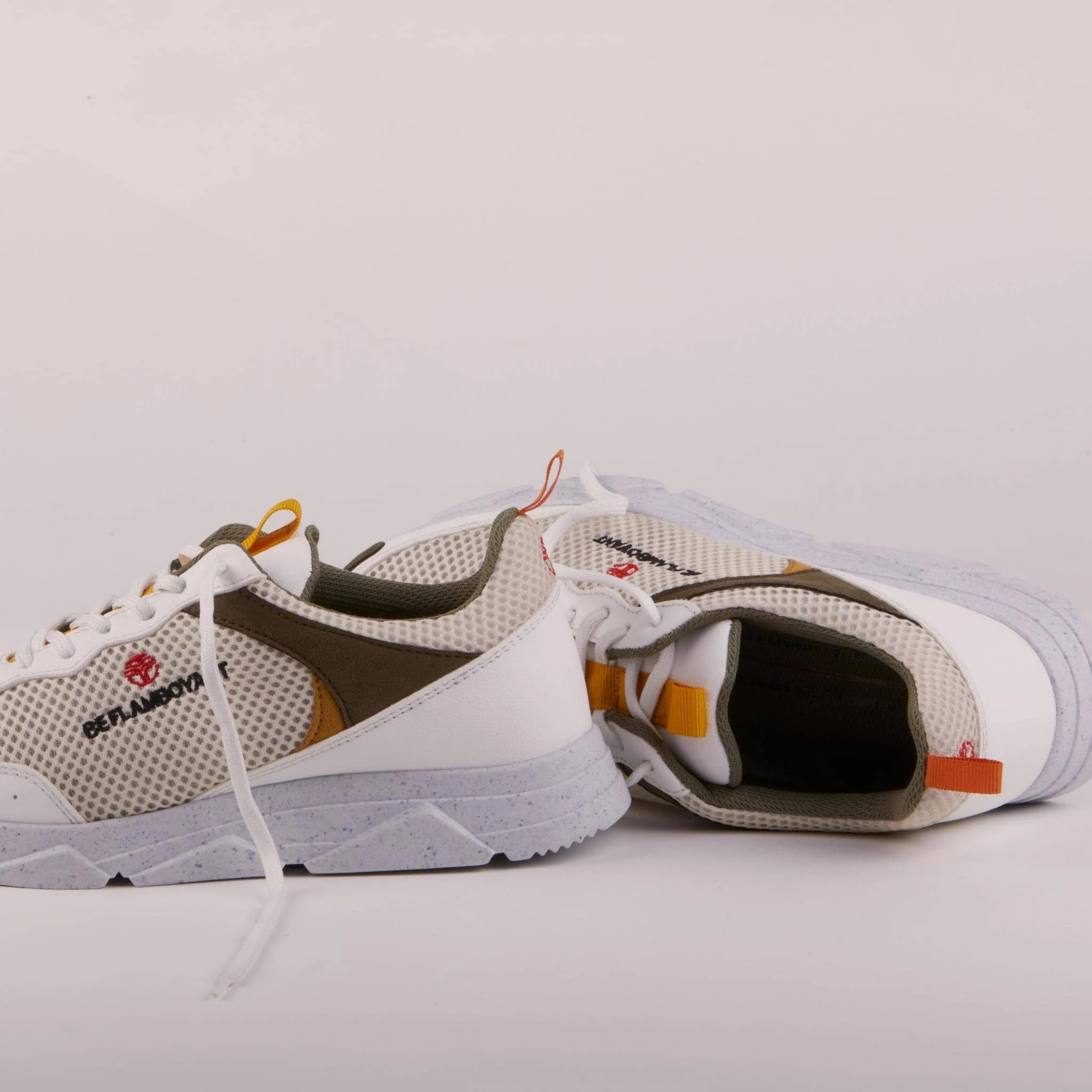 Beflamboyant Street Mango Vegan Shoes - pair of shoes