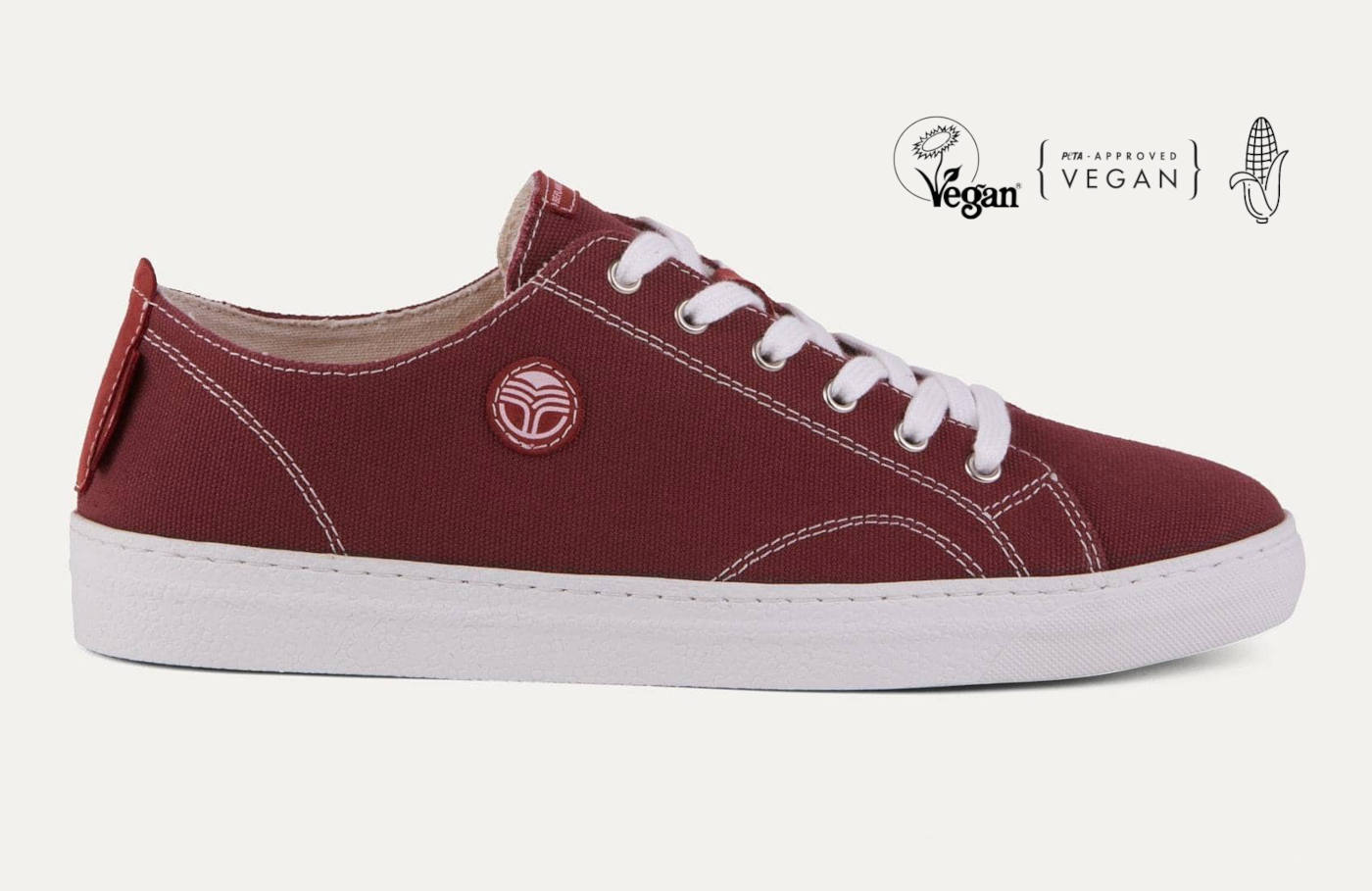 Summer Vegan Shoes - Beflamboyant Life Carmine - Banner